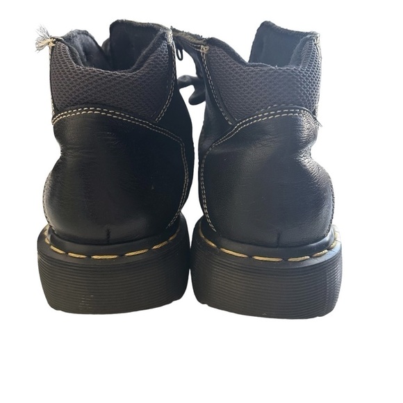 Vintage Dr Marten's Made in England Black Leather Boots AW004 PC03D Men's 8 - Picture 4 of 13